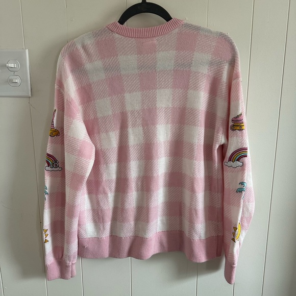 Hot Topic Barbie The Movie Pink Sweater S/M - Picture 6 of 6